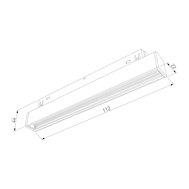 Slim Magnetic WL01 Трековый светильник 6W 4200K черный 85007/01 Elektrostandard 6