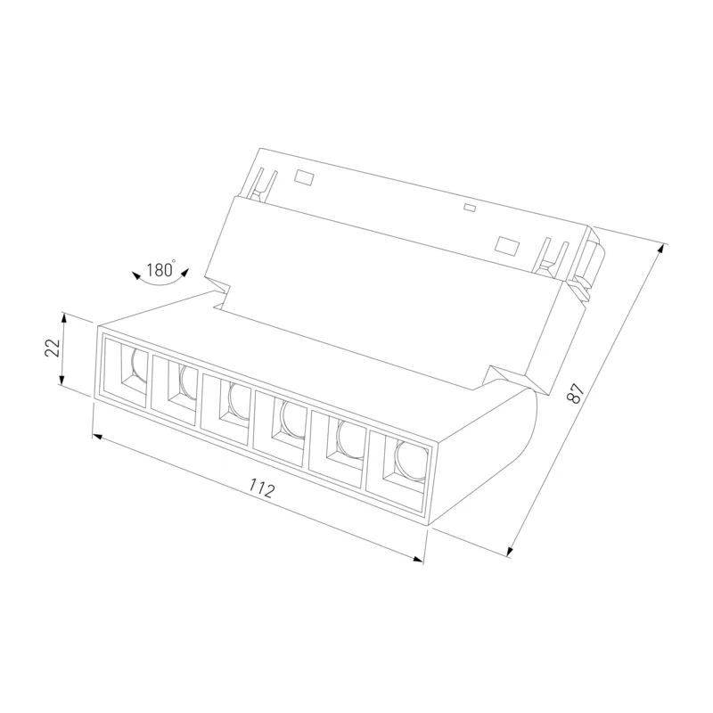 Slim Magnetic HL01 Трековый светильник 6W 4200K черный 85009/01 Elektrostandard 9