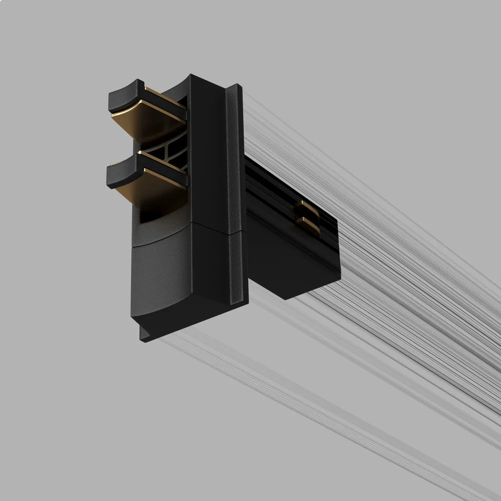 Slim Magnetic Соединитель для круглого шарнирного коннектора (чёрный) 85011/00 Elektrostandard