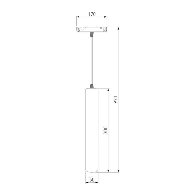 Slim Magnetic P01 Трековый светильник 6W 4200K черный 85014/01 Elektrostandard 8