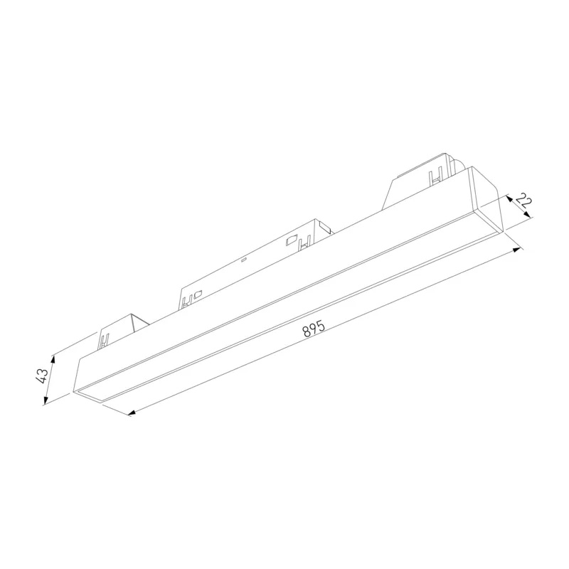 Slim Magnetic L02 Трековый светильник 30W 4200K черный 85034/01 Elektrostandard 5