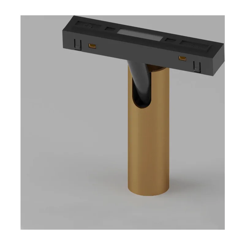 Slim Magnetic Трековый светильник 7W 4200K Cubo латунь 85035/01 Elektrostandard 2