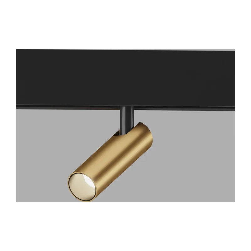 Slim Magnetic Трековый светильник 7W 4200K Cubo латунь 85035/01 Elektrostandard
