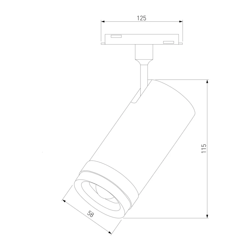 Slim Magnetic Трековый светильник 12W 4200K Modify черный 85042/01 Elektrostandard 8