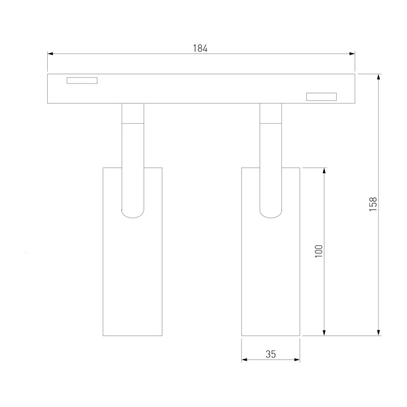 Slim Magnetic Трековый светильник 14W 4200K Dual латунь 85046/01 Elektrostandard 5