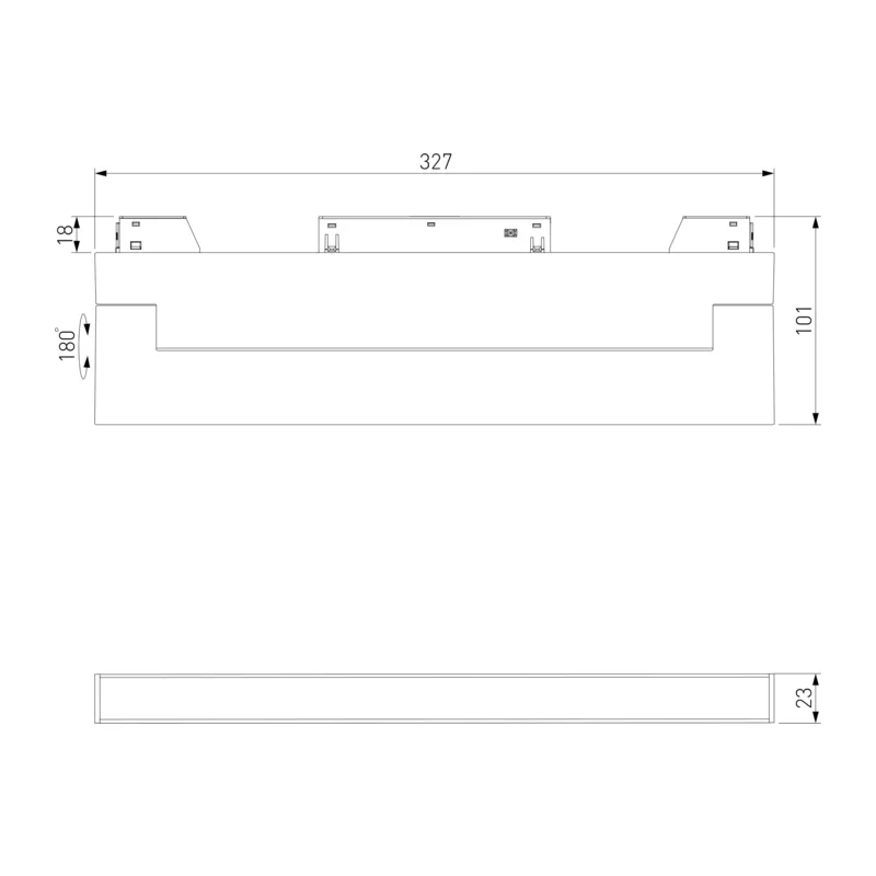 Умный трековый светильник 18W 2700-6500K Dim Kos Slim Magnetic 85083/01 Elektrostandard 8