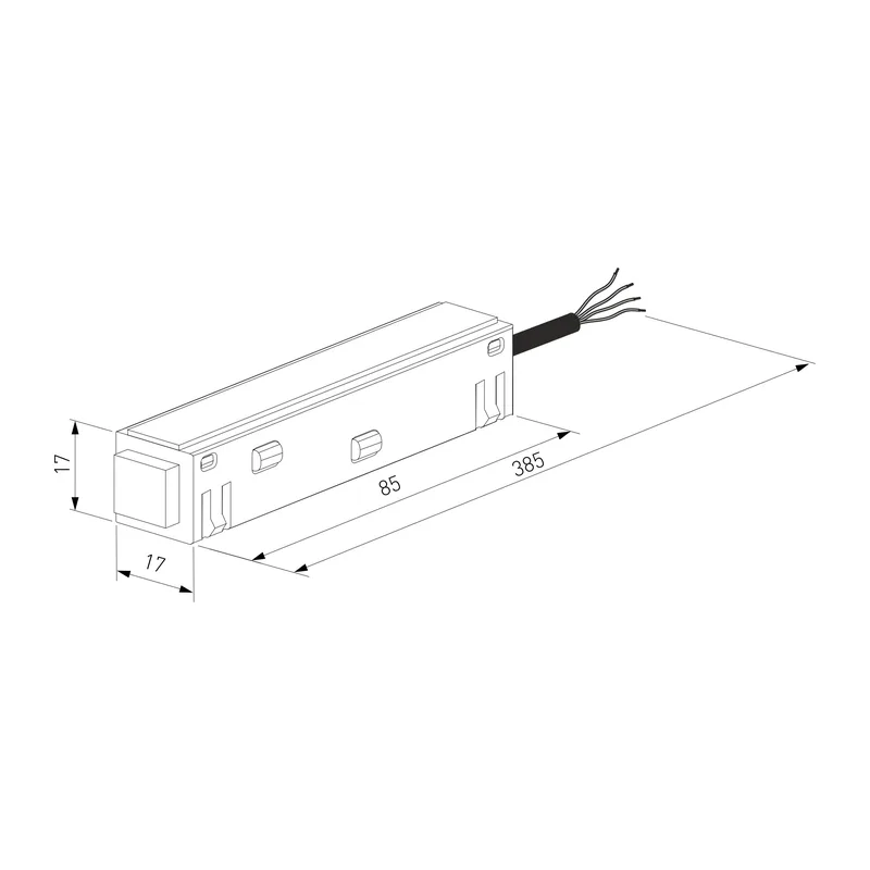 Slim Magnetic Ввод питания черный 85095/00 Elektrostandard 4