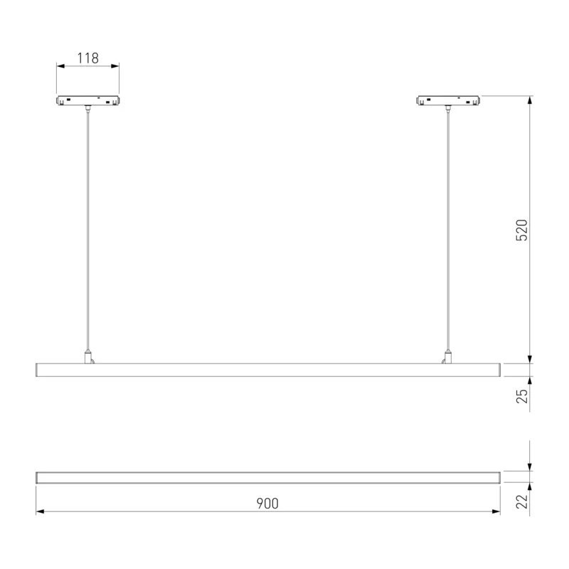 Slim Magnetic Трековый светильник 30W 4000K Milo чёрный 85105/01 Elektrostandard 7