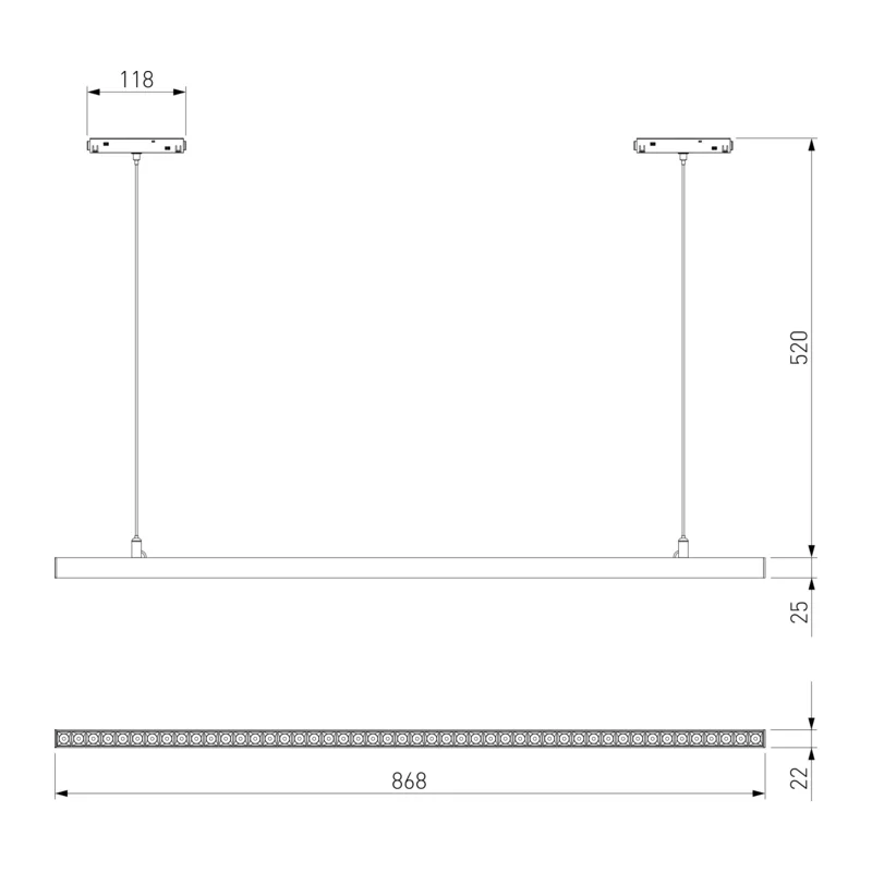 Slim Magnetic Трековый светильник 36W 4000K Vilo чёрный 85107/01 Elektrostandard 7