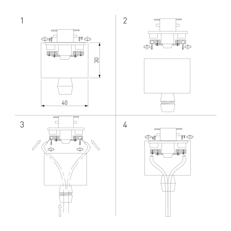 Коннектор для однофазного шинопровода 85120/00 Elektrostandard 9