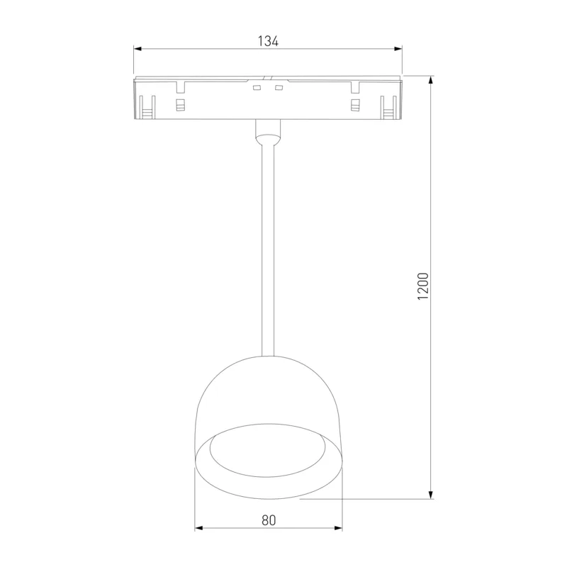 Slim Magnetic Трековый светильник 8W 4000K Uno (черный) 85126/01 Elektrostandard 8