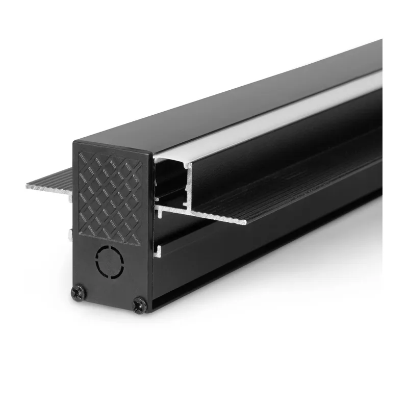 Slim Magnetic Шинопровод встраиваемый с местом под светодиодную ленту чёрный (2м) 85132/00 Elektrostandard 3
