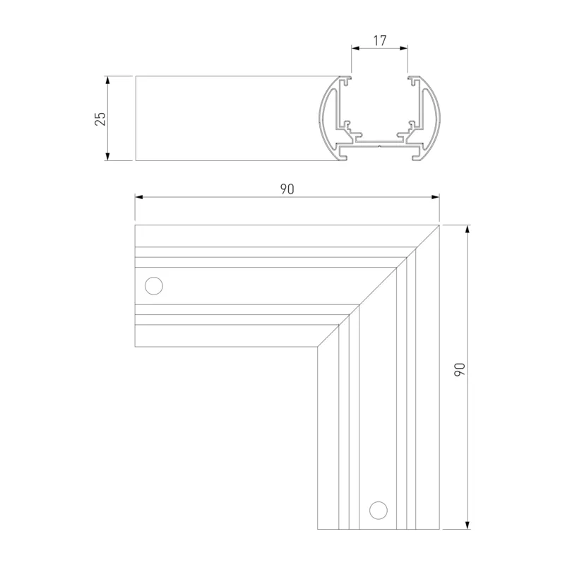 Slim Magnetic Коннектор угловой для шинопровода Round накладной 85135/00 Elektrostandard 5