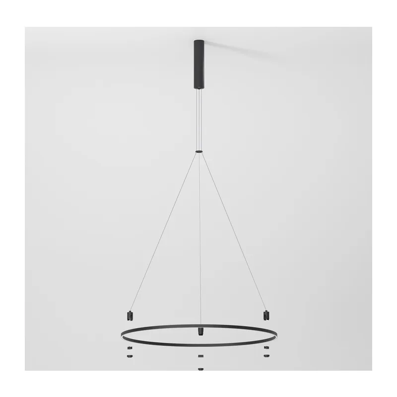 Esthetic Magnetic Шинопровод с тросовыми креплениями Round черный ⌀800 85138/00 Elektrostandard 3