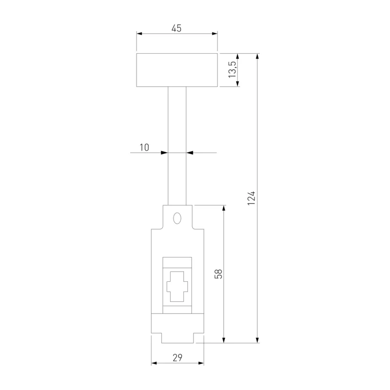 Esthetic Magnetic Декоративная стойка 124 мм (без питания) 85142/00 Elektrostandard 5