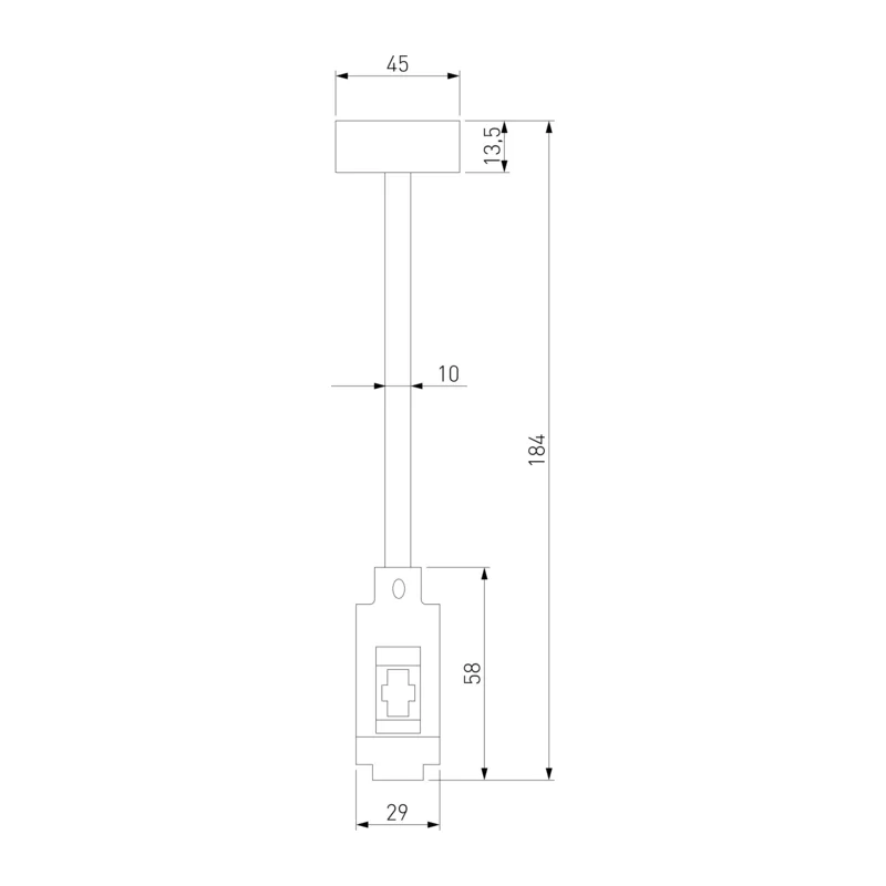 Esthetic Magnetic Декоративная стойка 184 мм (без питания) 85143/00 Elektrostandard 5