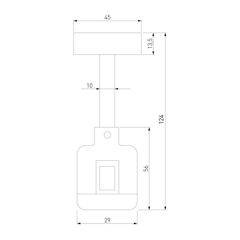 Esthetic Magnetic Декоративная стойка с коннектором 124 мм 85145/00 Elektrostandard 7