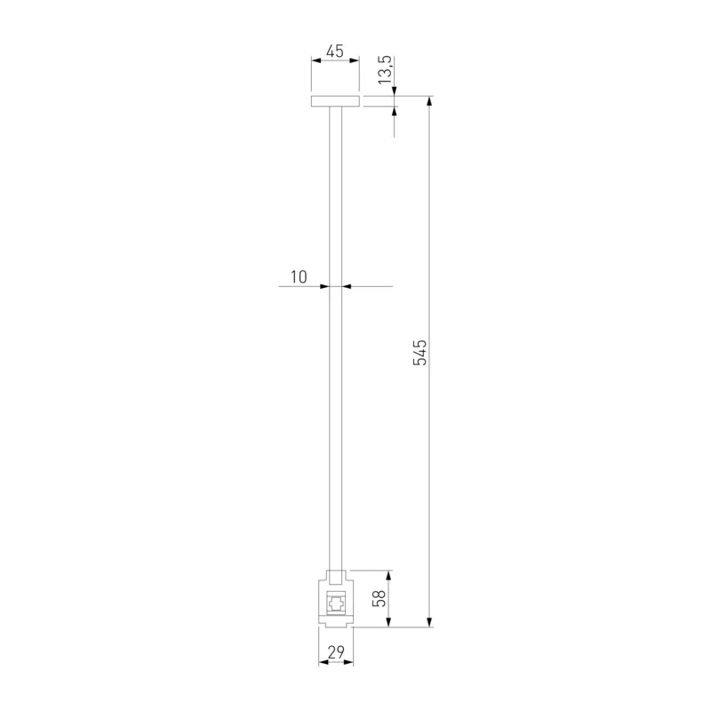 Esthetic Magnetic Декоративная стойка 545 мм (без питания) 85149/00 Elektrostandard 8