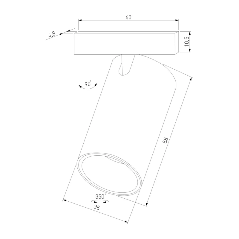 Трековый светильник 5W 3000K Mini Magnetic 85158/01 Elektrostandard 10