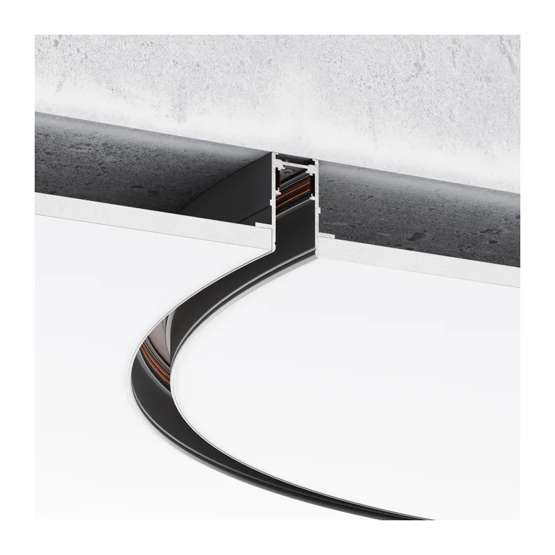 Slim Magnetic Встраиваемый радиусный шинопровод черный ⌀ 1200мм 85159/00 Elektrostandard 2