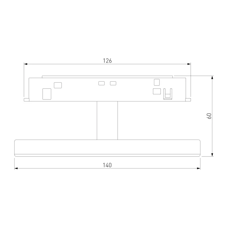 Slim Magnetic Трековый светильник 4W 4000K Cally (черный ) 85172/01 Elektrostandard 9