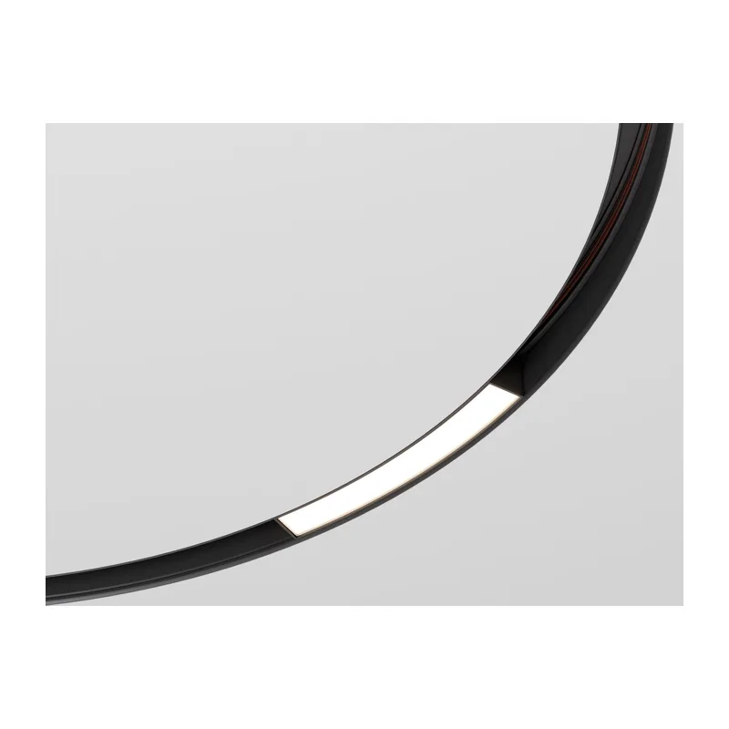 Slim Magnetic Трековый светильник для радиусного шинопровода 8W 4200K Planar чёрный Ø 800мм 85179/01 Elektrostandard