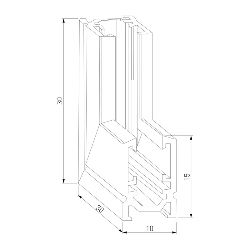 Коннектор угловой внутренний для накладного шинопровода Mini Magnetic 85180/00 Elektrostandard 8