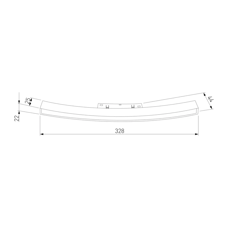 Slim Magnetic Трековый светильник для радиусного шинопровода 16W 4200K Planar чёрный Ø 800мм 85180/01 Elektrostandard 4