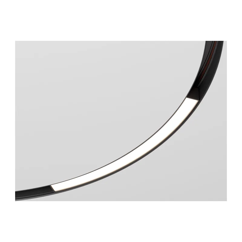 Slim Magnetic Трековый светильник для радиусного шинопровода 16W 4200K Planar чёрный Ø 800мм 85180/01 Elektrostandard
