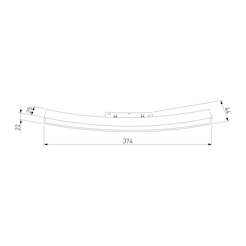 Slim Magnetic Трековый светильник для радиусного шинопровода 16W 4200K Planar чёрный Ø 1200мм 85182/01 Elektrostandard 4