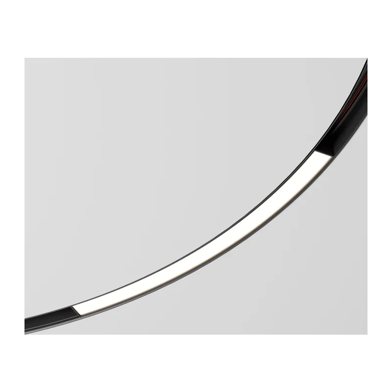 Slim Magnetic Трековый светильник для радиусного шинопровода 16W 4200K Planar чёрный Ø 1200мм 85182/01 Elektrostandard