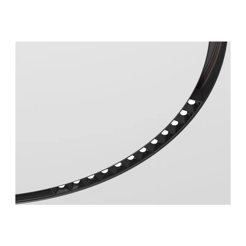 Slim Magnetic Трековый светильник для радиусного шинопровода 12W 4200K Intenso чёрный Ø 800мм 85184/01 Elektrostandard