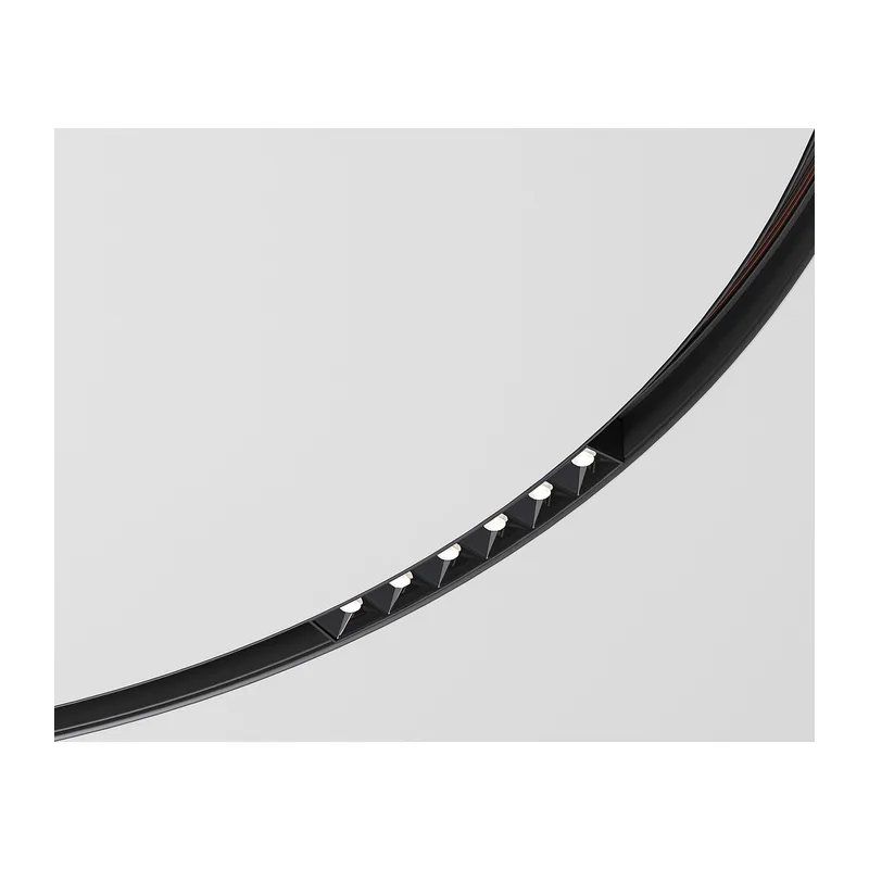 Slim Magnetic Трековый светильник для радиусного шинопровода 6W 4200K Intenso чёрный Ø 1200мм 85185/01 Elektrostandard