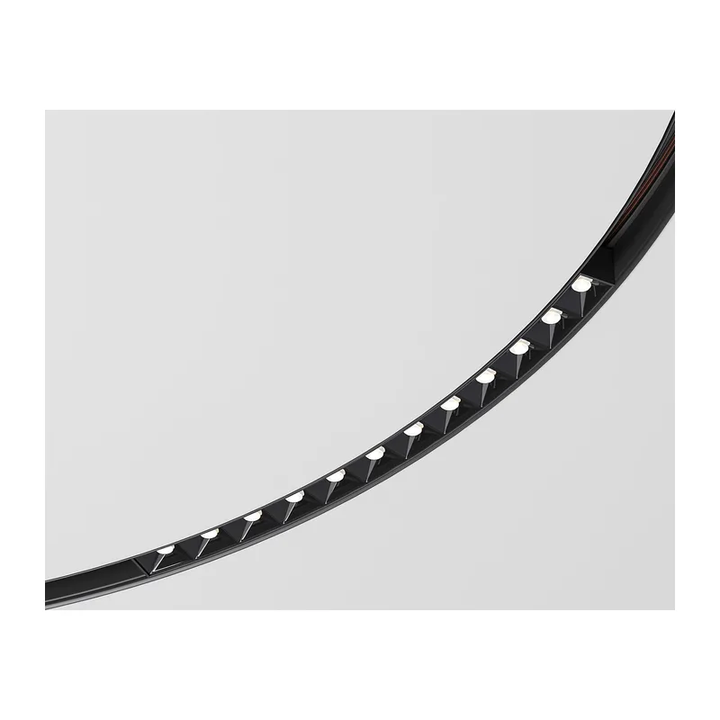 Slim Magnetic Трековый светильник для радиусного шинопровода 12W 4200K Intenso чёрный Ø 1200мм 85186/01 Elektrostandard