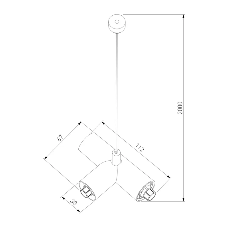 Module System Набор для подвеса Т-образный с питанием (черный) 85189/00 Elektrostandard 5