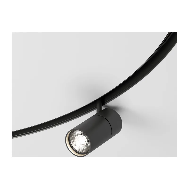 Slim Magnetic Трековый светильник для радиусного шинопровода 12W 4200K Comfi чёрный Ø 1200мм 85189/01 Elektrostandard