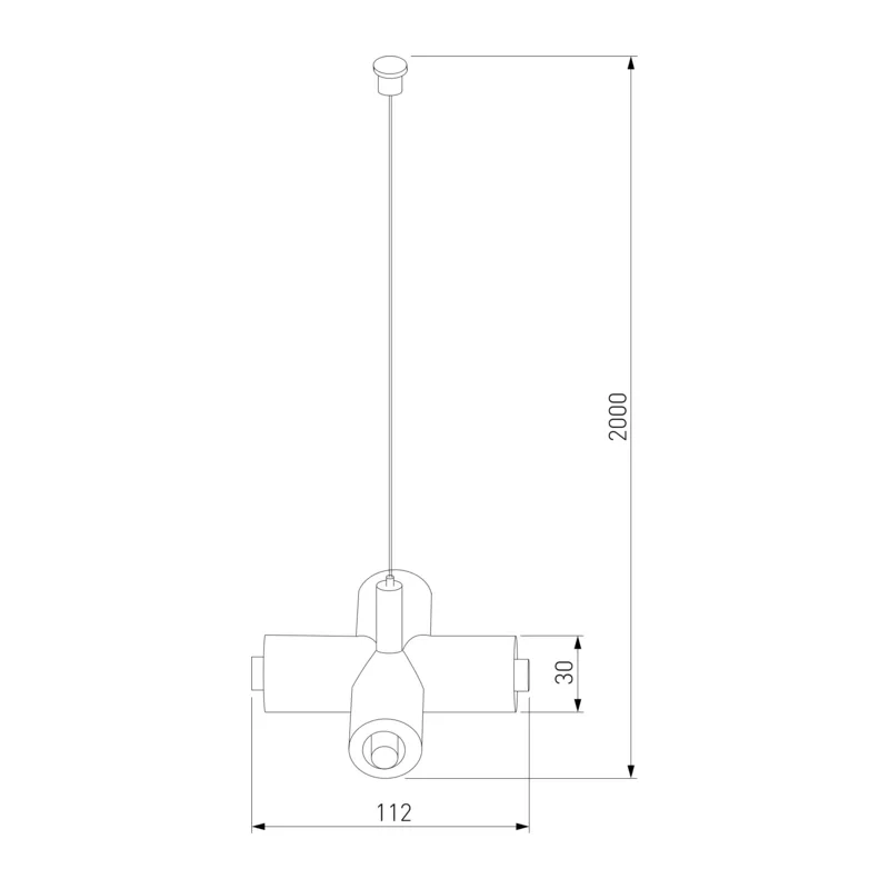 Module System Набор подвеса Х-образный с питанием (черный) 85190/00 Elektrostandard 5