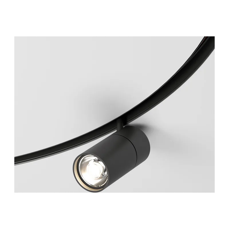 Slim Magnetic Трековый светильник для радиусного шинопровода 20W 4200K Comfi чёрный Ø 1200мм 85190/01 Elektrostandard
