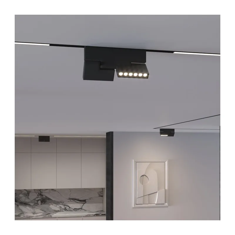 Slim Magnetic Трековый светильник 22W 4000K Mobi (чёрный) 85191/01 Elektrostandard 5