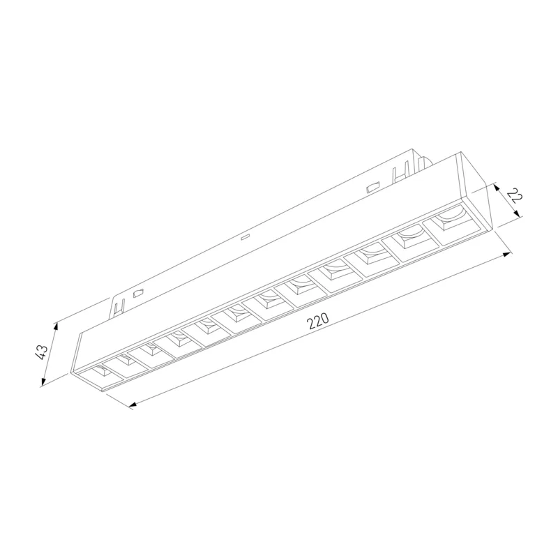 Slim Magnetic Умный трековый светильник 12W 2700-6500K Dim SL02 (черный) 85192/01 Elektrostandard 7