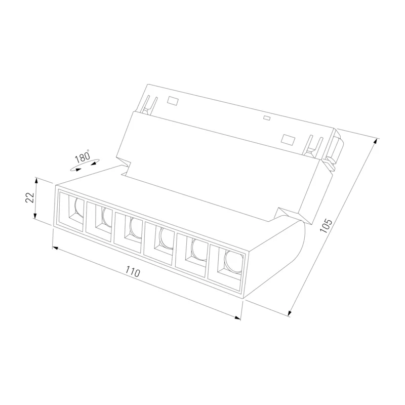 Slim Magnetic Умный трековый светильник 6W 2700-6500K Dim HL01 (черный) 85194/01 Elektrostandard 8