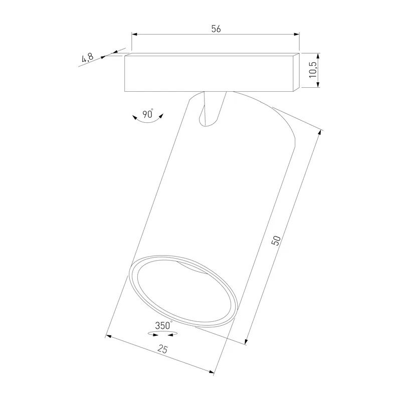 Mini Magnetic Трековый светильник 3W 3000K черный 85200/01 Elektrostandard 8