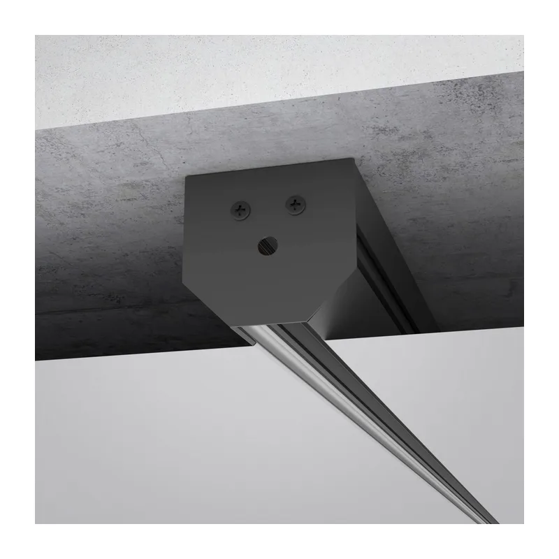 Slim Magnetic Шинопровод в натяжной потолок с декоративными вставками черный (2м) 85204/00 Elektrostandard 3
