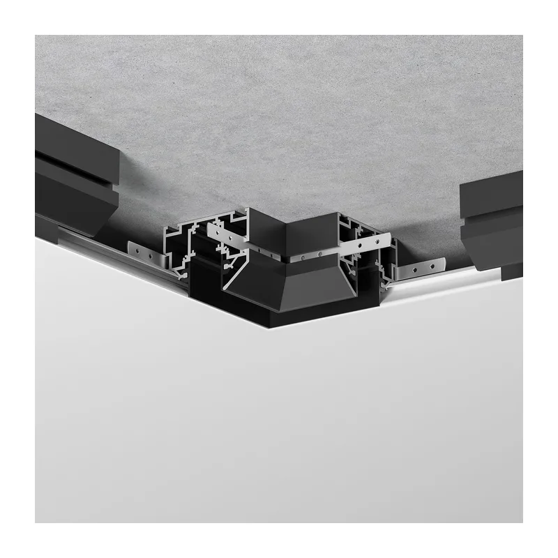Slim Magnetic Коннектор угловой внутренний для шинопровода в натяжной потолок черный 85204/00 85205/00 Elektrostandard