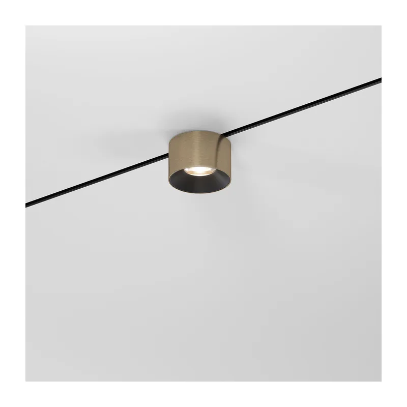 Mini Magnetic Трековый светильник 5W 3000K латунь/черный 85206/01 Elektrostandard