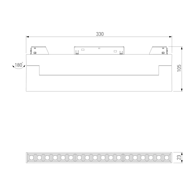 Slim Magnetic HL03 Трековый светильник 18W 3000K (черный) 85209/01 Elektrostandard 4