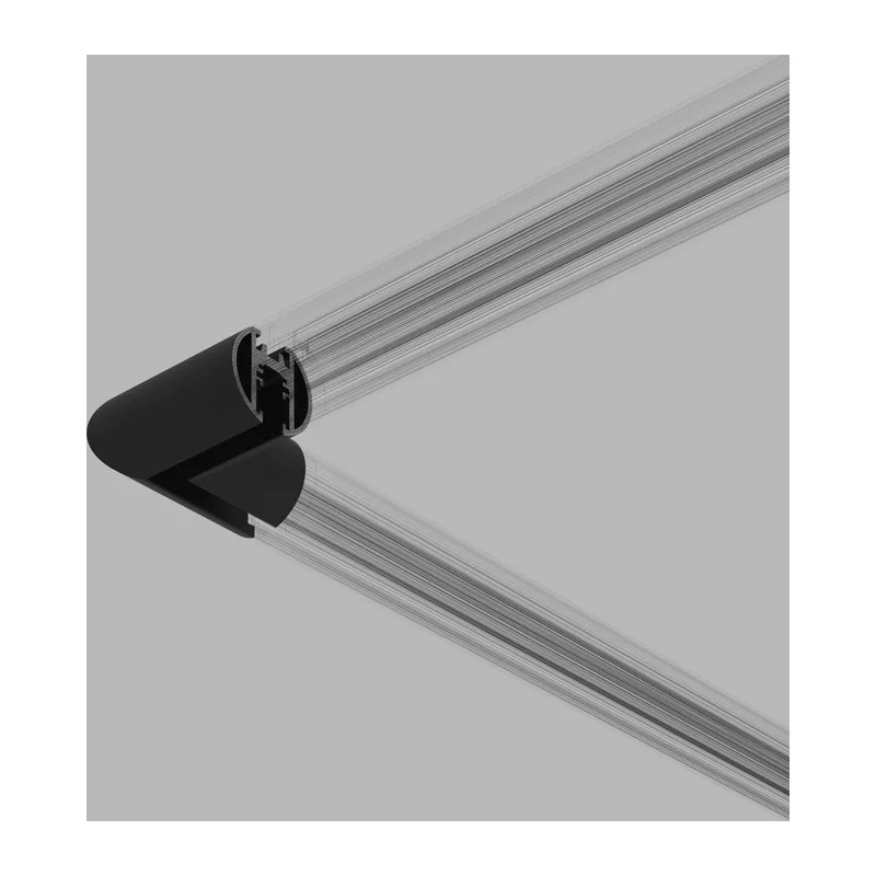 Mini Magnetic Коннектор угловой для накладного шинопровода Round черный 85215/00 Elektrostandard