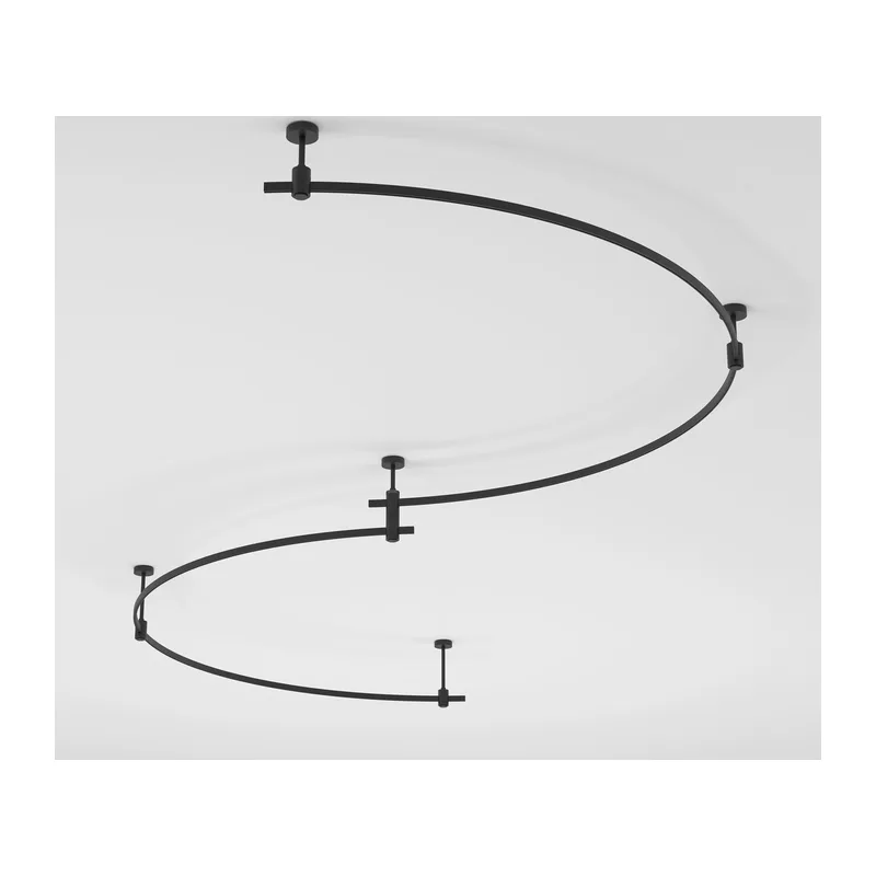 Esthetic Magnetic Шинопровод Round черный Ø1500 85217/00 Elektrostandard 4