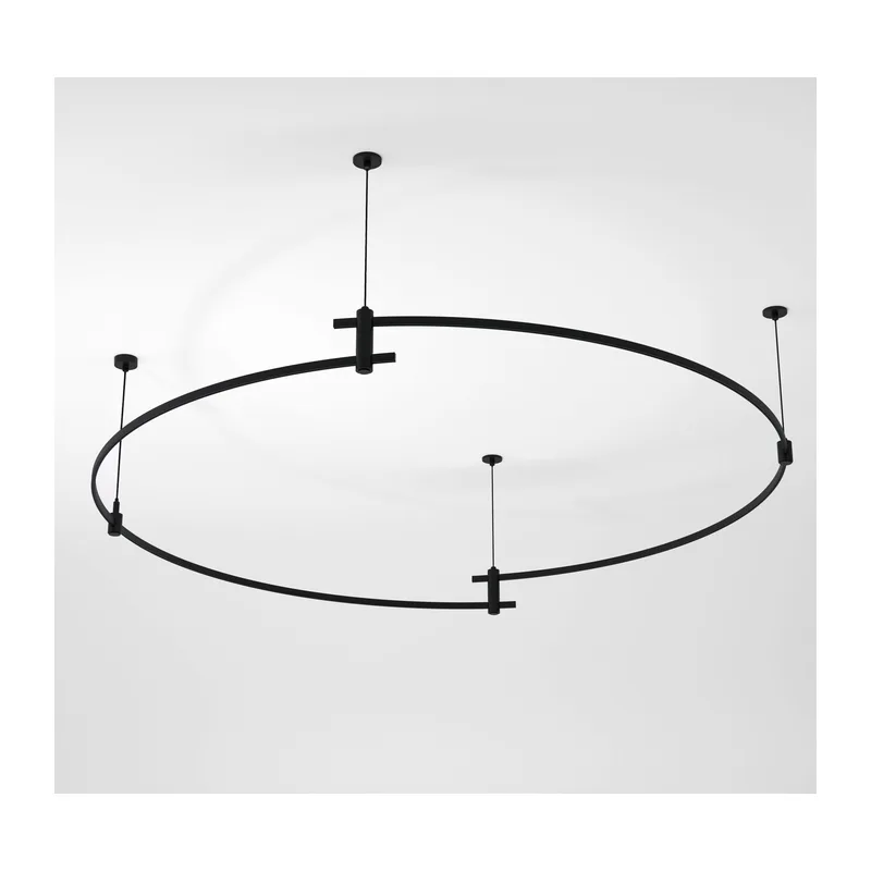 Esthetic Magnetic Шинопровод Round черный Ø1500 85217/00 Elektrostandard 5