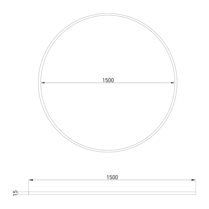 Esthetic Magnetic Шинопровод Round черный Ø1500 85217/00 Elektrostandard 8